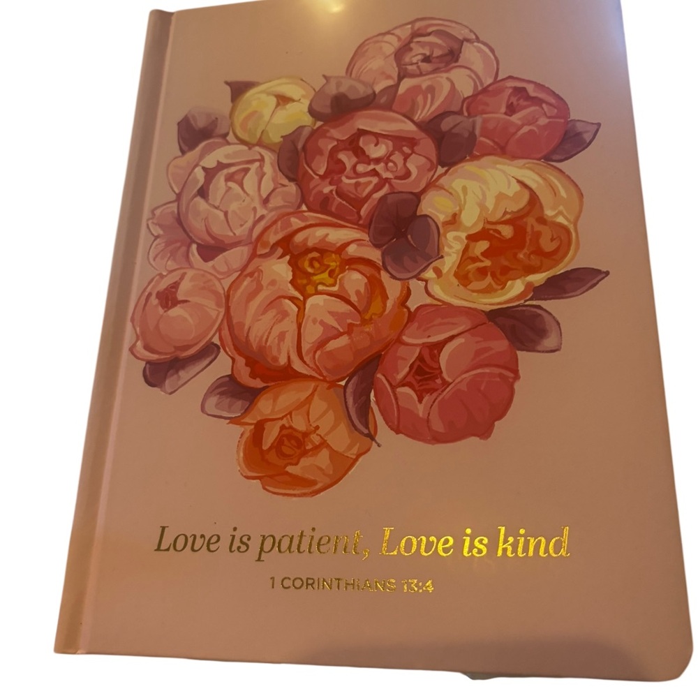 Floral Hardcover Journal with Inspirational Quote